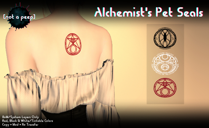 [n.a.p] Alchemist's Pet Seals (Add Me!!)