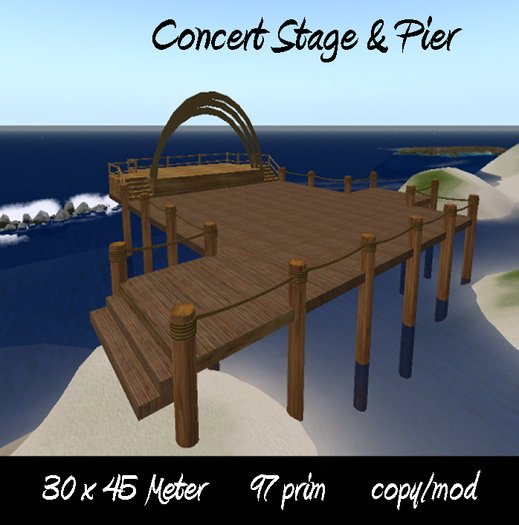 Concert Stage and 20m x 32m  Pier