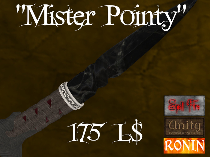 {RoninForge}  "Mister Pointy" Dagger  [SF/Unity]