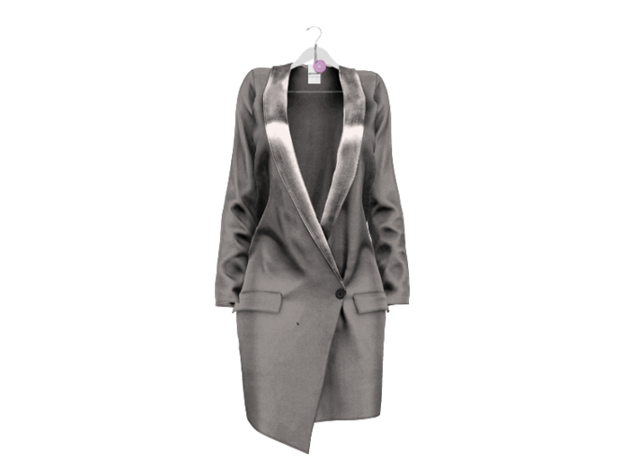 $ Playhouse - Velvet Blazer in Silver