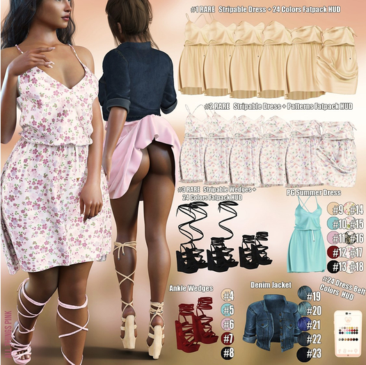 #3 *Vanilla Bae* {Summer} Wedges - M - (Adult) RARE