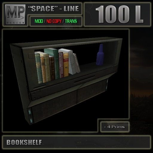 MP Design - "Space" Line  Bookshelf (Boxed)