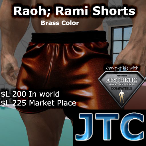 JTC Rami Shorts Aesthetic Brass  [BOX]