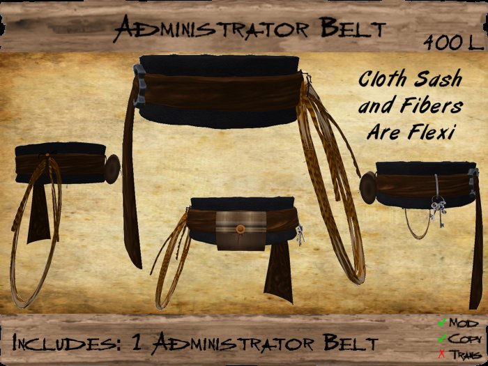 Administrator Belt