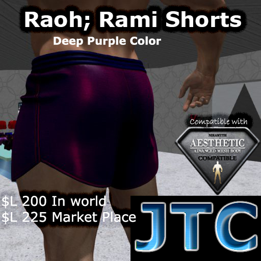 JTC Rami Shorts Aesthetic Deep Purple [BOX]