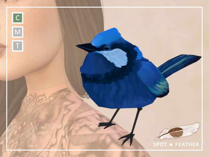 BlueBird * Arthur * SPOT FEATHER * (BOXED)
