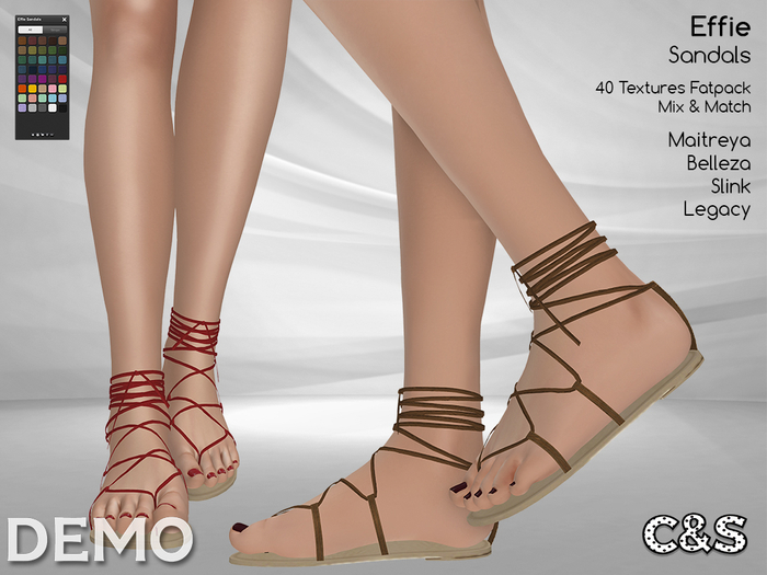 C&S Effie Sandals Demo