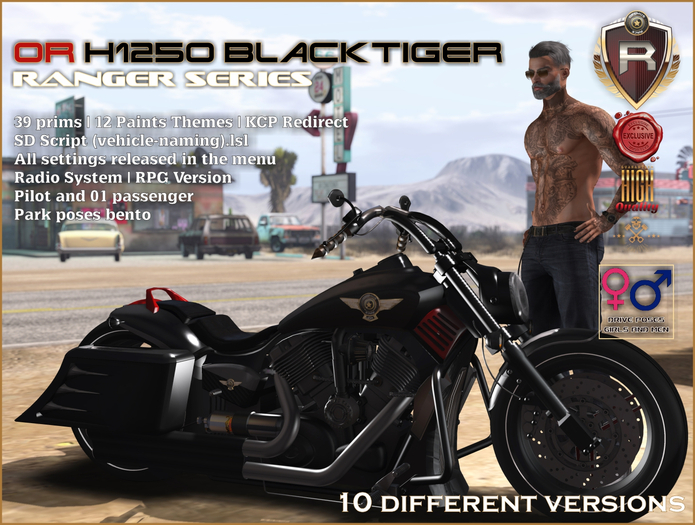 OR HD1250 BLACKTIGER RANGER SERIES - BOX