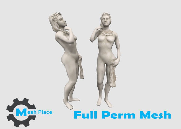 Mesh Place - Woman Statue Full Perm Mesh