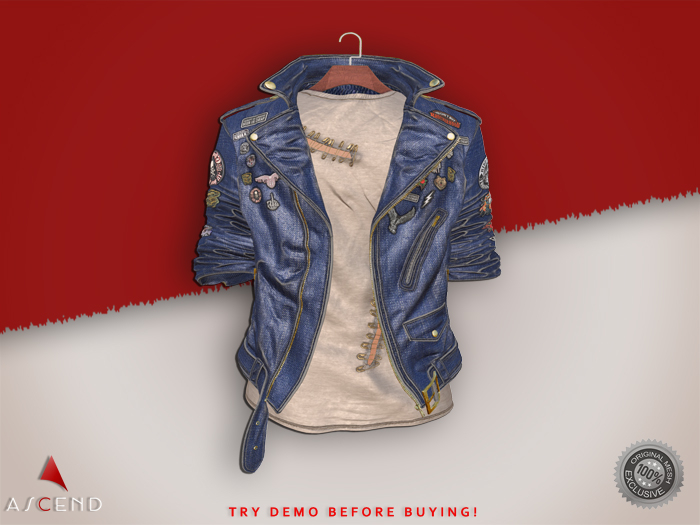 //Ascend// Striker Denim Jacket - Blue 