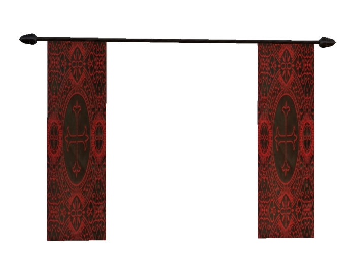 Banner curtain - Gothic