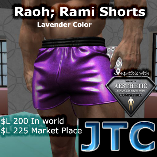JTC Rami Shorts Aesthetic Lavender [BOX]