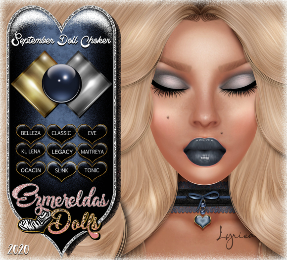 Jewelry: Birthstone Choker [September Doll]•[With Materials] 