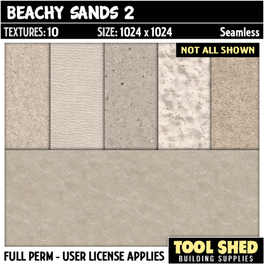 Second Life Marketplace - Tool Shed - Beachy Sands 2