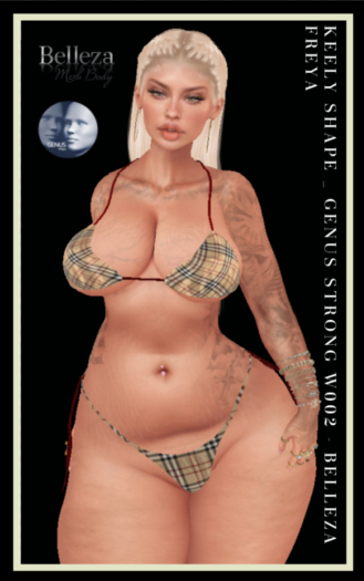 Keely Shape - Genus Strong Face W002 - Belleza Freya Body