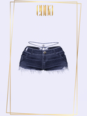 .::E.D.D.A::. Lunar Shorts {NAVYBLUE}