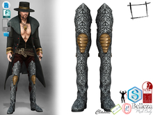 Dae Obj FBX Unusual Long Flat Thigh Boots Slink Male, Belleza Jake, Signature Gianni, Ocacin Gamit