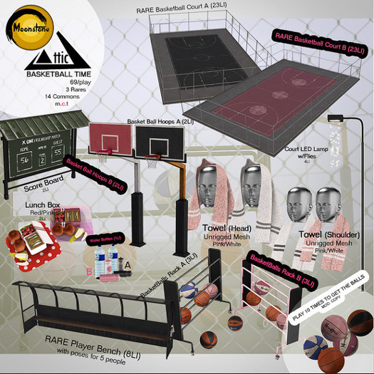 ATTIC x [Moonstone] - Lunch Box Pink