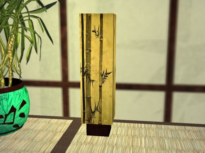 Japanese lamp - Bamboo design