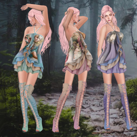 Zinnia dress all demo's boxed