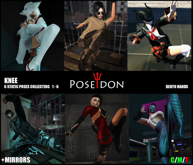 Poseidon Arkade Kombat Knee Complete 1-6