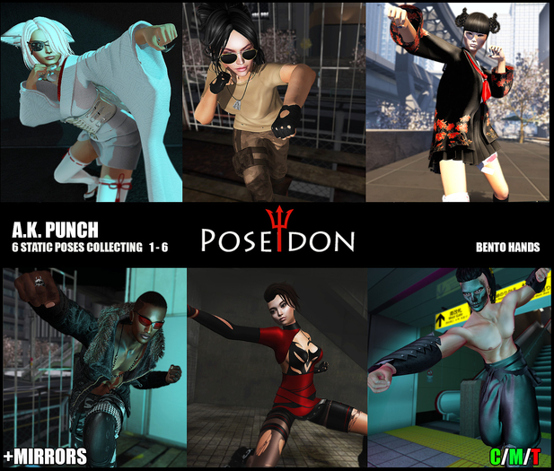 Poseidon Arkade Kombat Punch 1-6 Complete