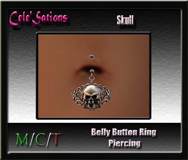[CS] Belly Button Ring ~ Skull (ADD ME)