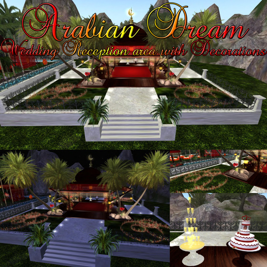 Princess VIP Series ARABIAN DREAM WEDDING RECEPTION with animations poses and decorations special Effects