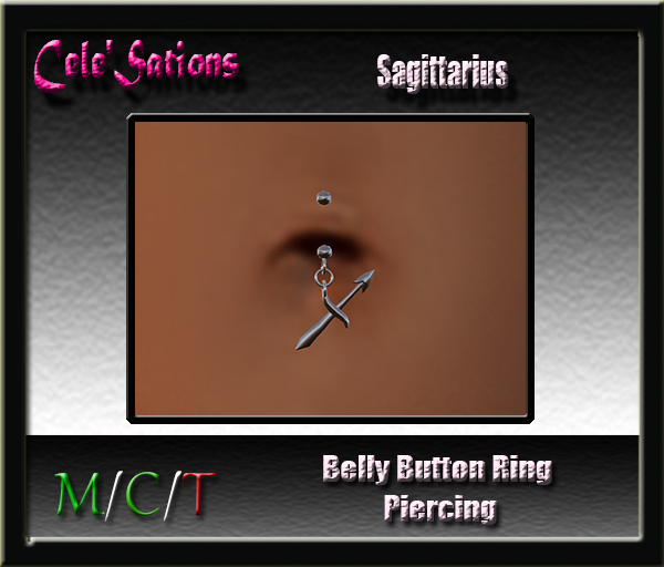 [CS] Belly Button Ring : Belly Piercing ~ Sagittarius