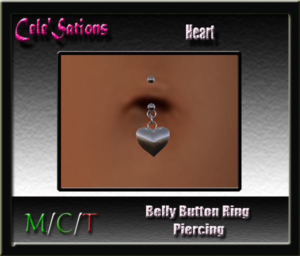 [CS] Belly Button Ring : Belly Piercing ~ Heart