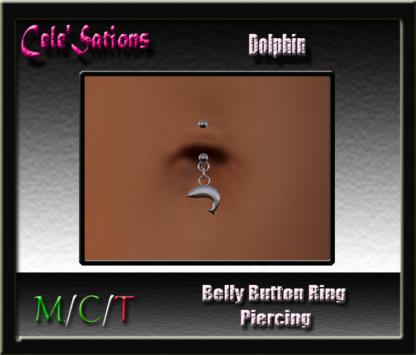 [CS] Belly Button Ring : Belly Piercing ~ Dolphin