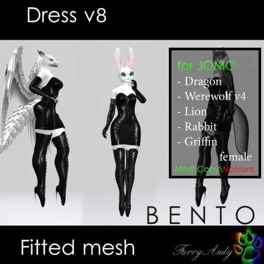 Furry Andy - Dress v8 for JOMO Avatars