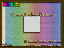Cosmos Broderie Opaque Textures
