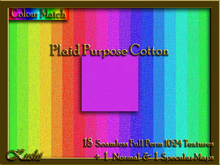 Plaid Purpose Cotton Solids Textures