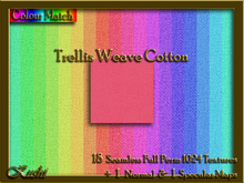 Trellis Weave Cotton Solids Seamless Textures