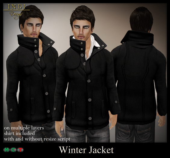 INDI Designs - Winter Jacket black