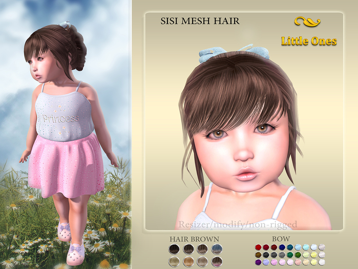 ~LO~ Sisi Mesh Hair {Brown}