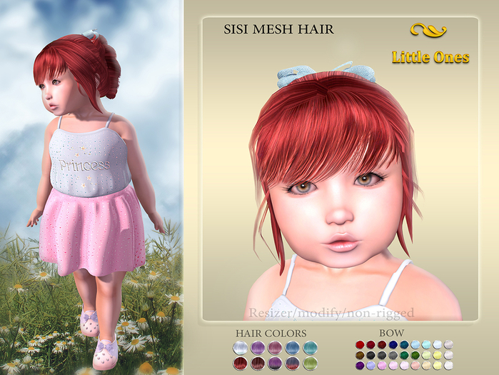 ~LO~ Sisi Mesh Hair {Colors}