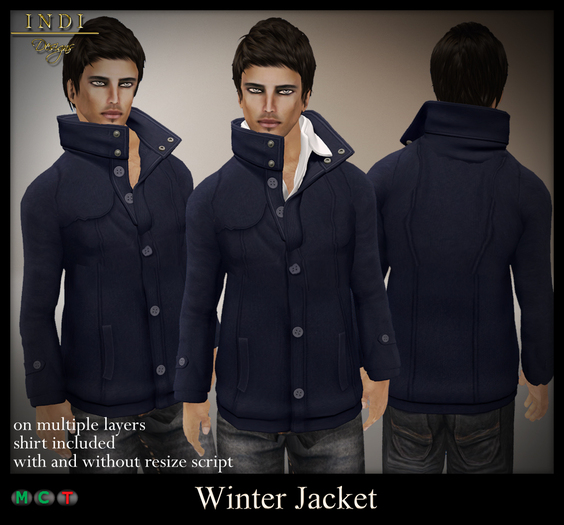 INDI Designs - Winter Jacket blue