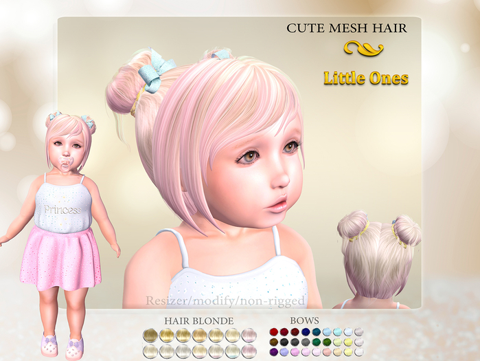 ~LO~ Cute Mesh Hair {Blonde}