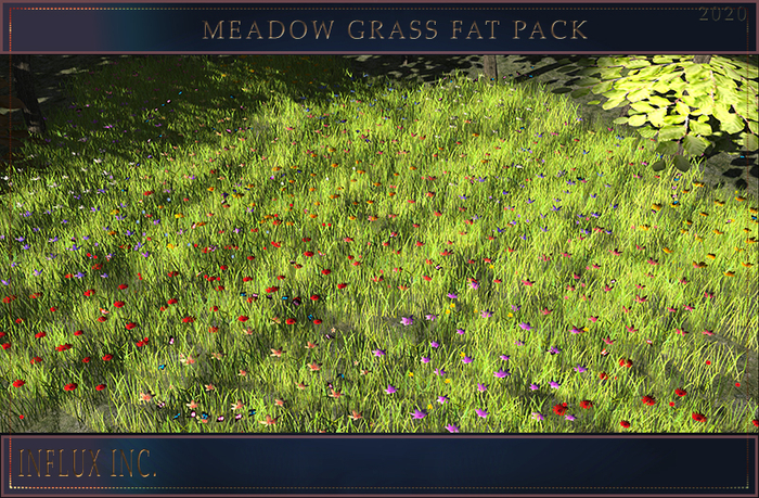 InFlux - Wild Flower Meadow Grass - Fat Pack