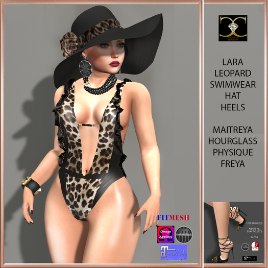 LARA LEOPARD SWINWEAR