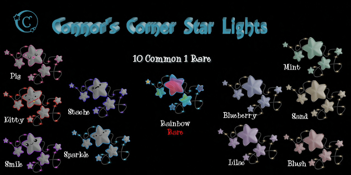 Connor's Corner Star Lights - Blueberry