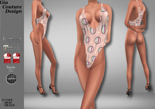 "GCD" KeeKee OnePiece "Beach Ball" Swimsuits Peach