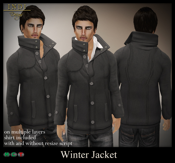 INDI Designs - Winter Jacket grey