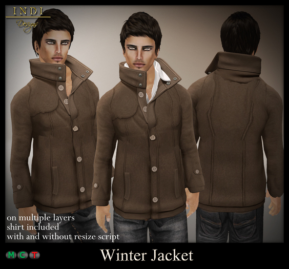 INDI Designs - Winter Jacket light brown