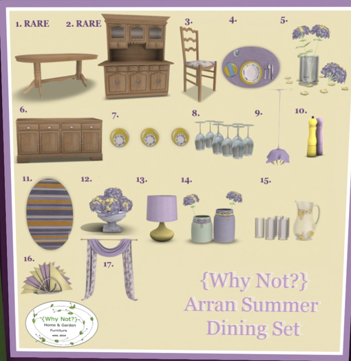 10.{Why Not?} Arran Dining Salt & Pepper