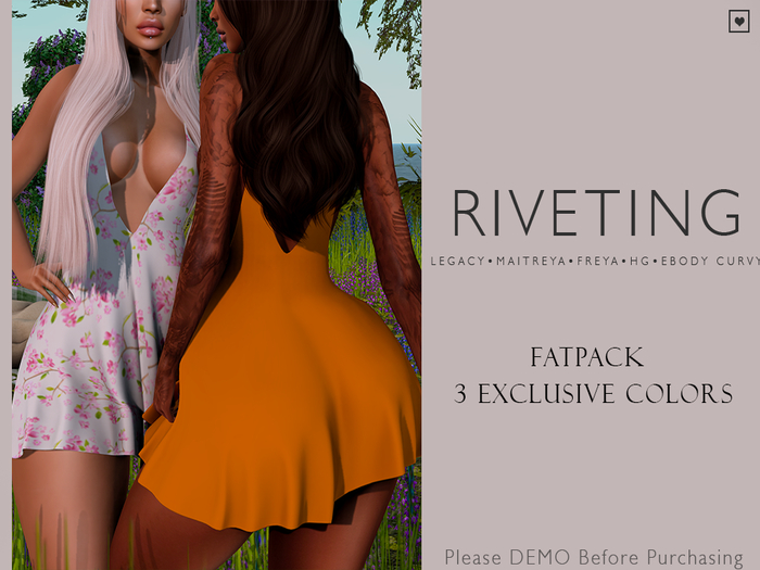 **RIVETING ~ Summer Fling Dress {Fatpack}