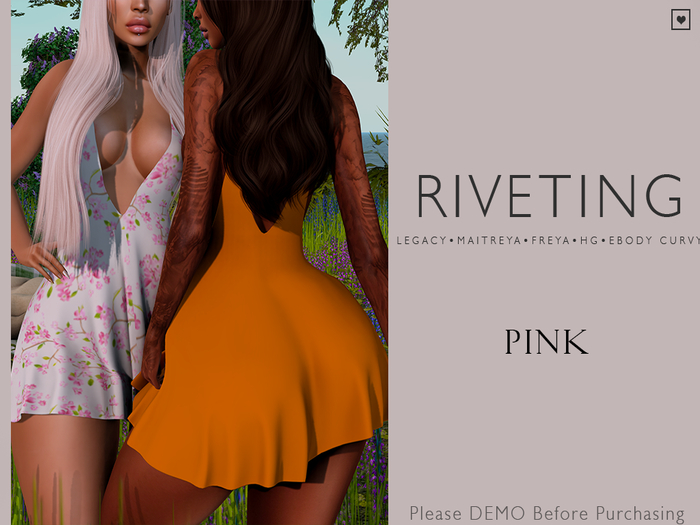 **RIVETING ~ Summer Fling Dress {Pink} {Add}