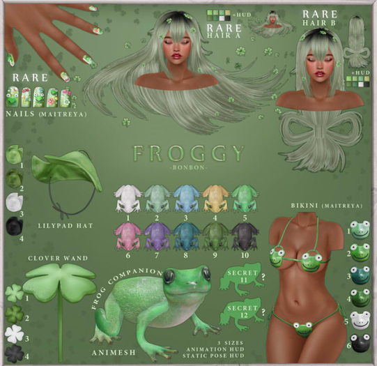 bonbon - froggy - nails (maitreya) RARE